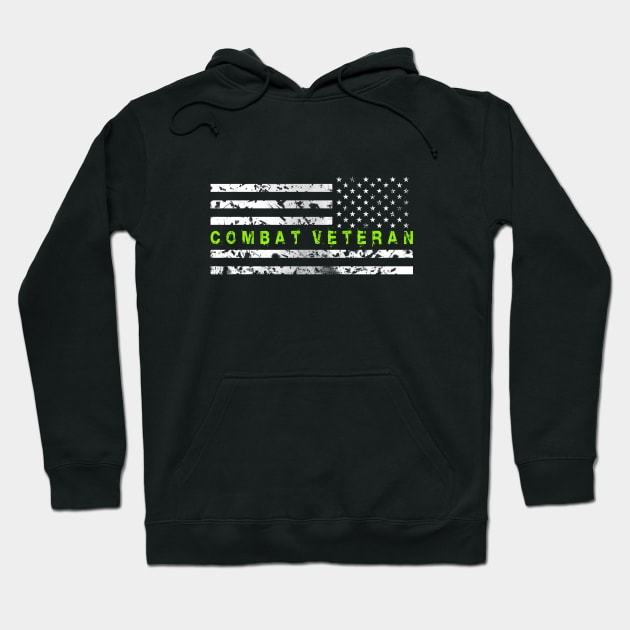 Combat Veteran Hoodie by Jared S Davies